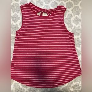 Pink tank top, size large